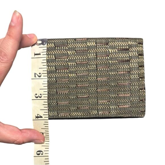 NWT Alan Stuart Woven Passport Holder - Picture 6 of 7